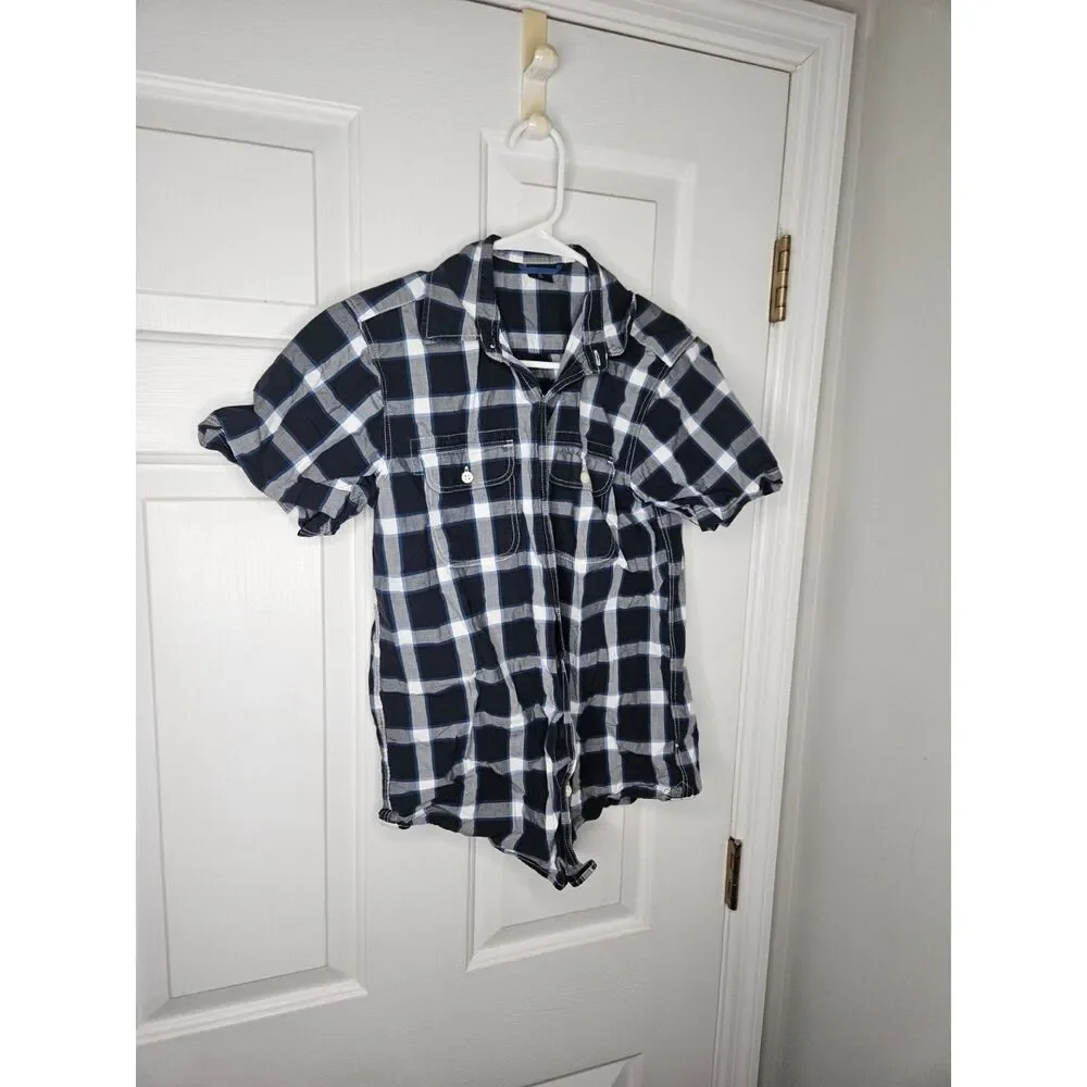 Gap Kids Size 12 XL Short Sleeve Button Down